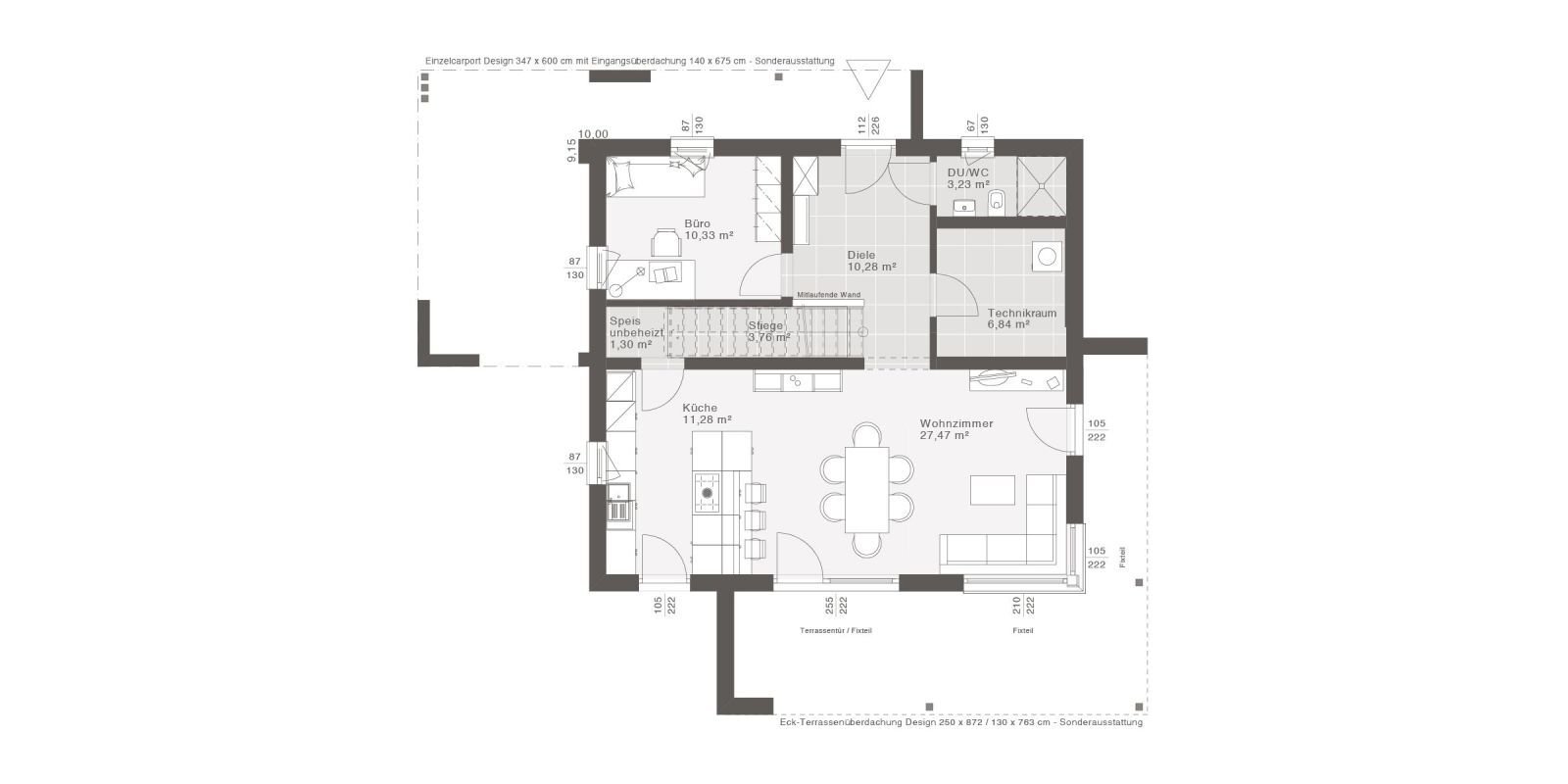 Nachhaltig & gefördert ins Eigenheim: Effizienzhaus 40 mit QNG auf 454 m² in Kumhausen