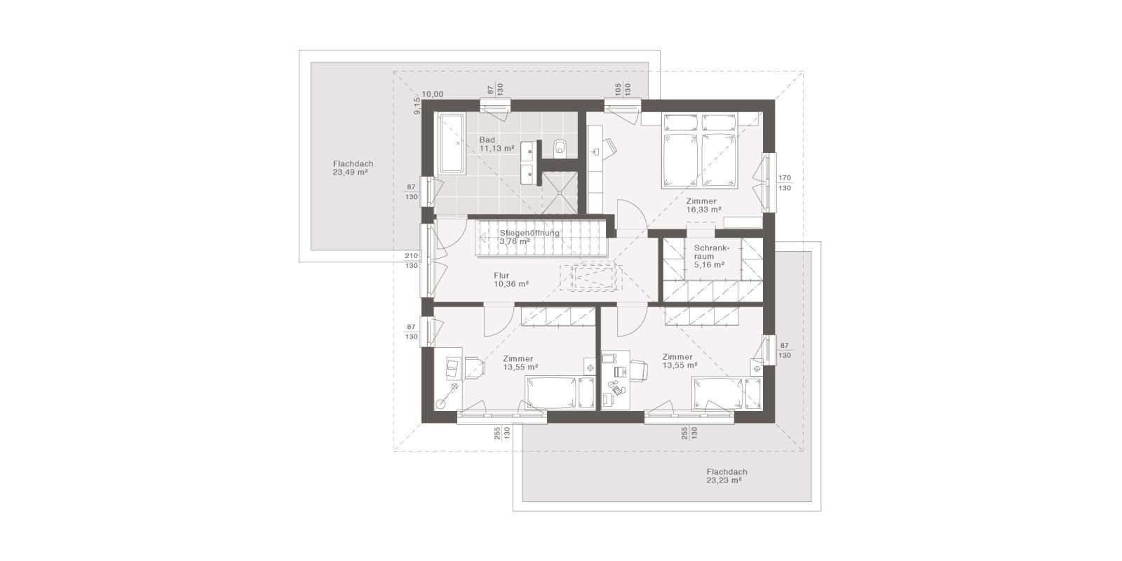 Nachhaltig & gefördert ins Eigenheim: Effizienzhaus 40 mit QNG auf 454 m² in Kumhausen