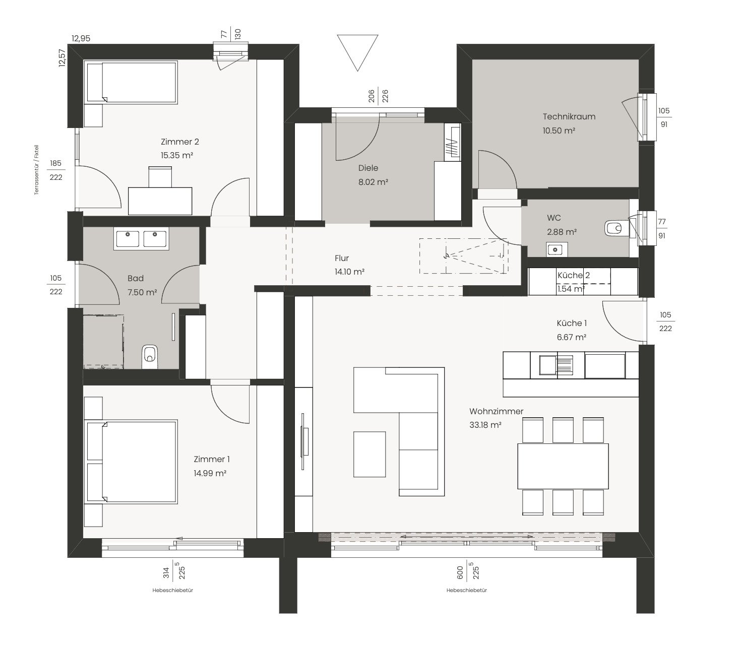 So vielseitig wie das Leben ….. viel Komfort, großzügiges Ambiente in ruhiger Lage