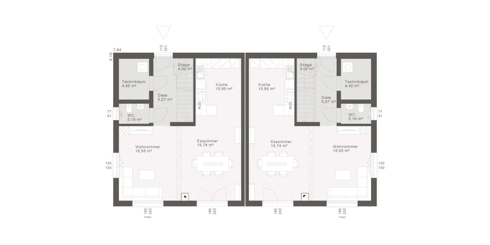 Neubau Doppelhaushälfte in Schwaigern inkl. Grundstück!