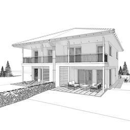 Geteilte Kosten, Doppelhaus mit Freunden bauen, inklusive Grundstück