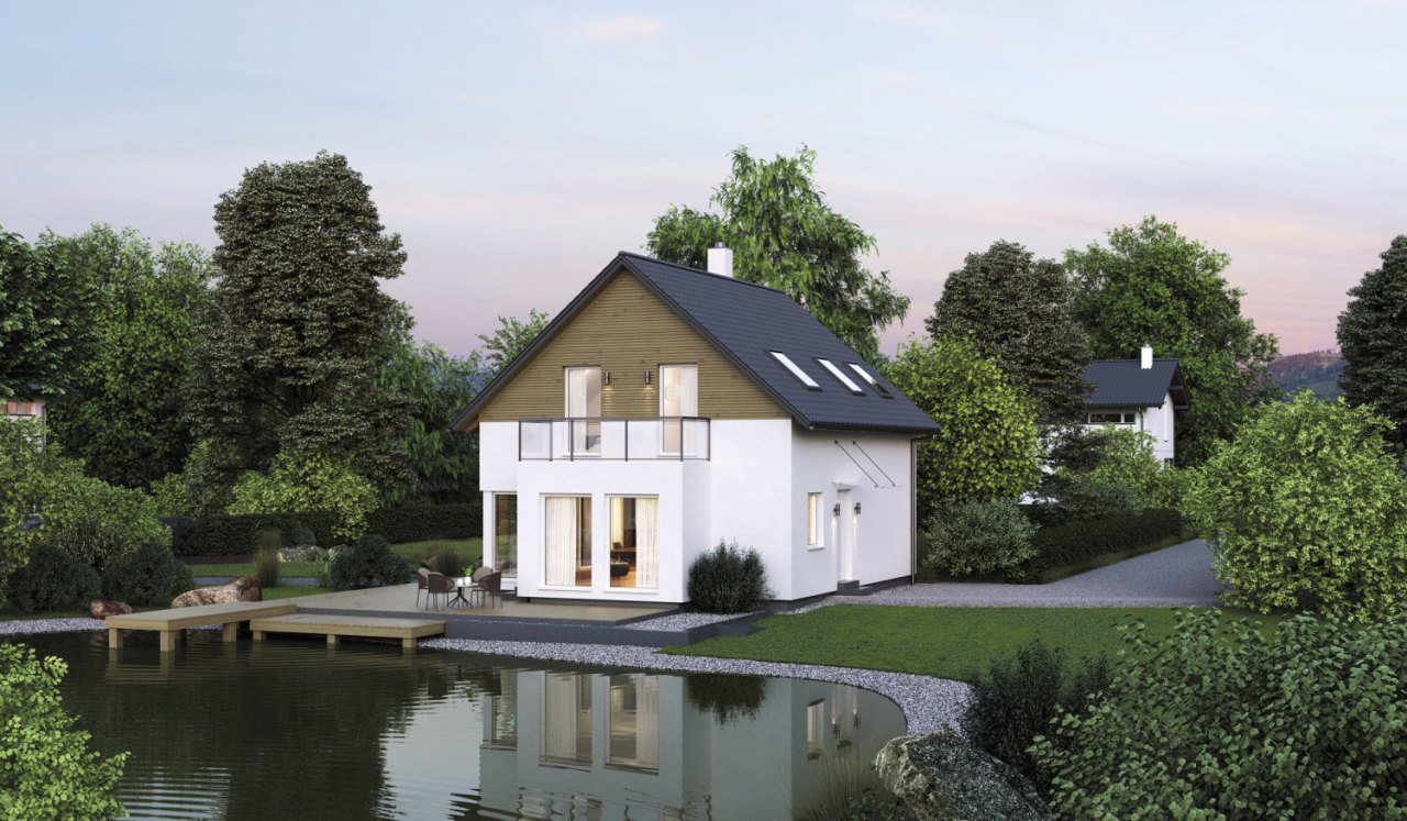 Geteilte Kosten, Doppelhaus mit Freunden bauen, inklusive Grundstück