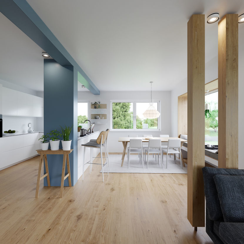 Geteilte Kosten, Doppelhaus mit Freunden bauen, inklusive Grundstück