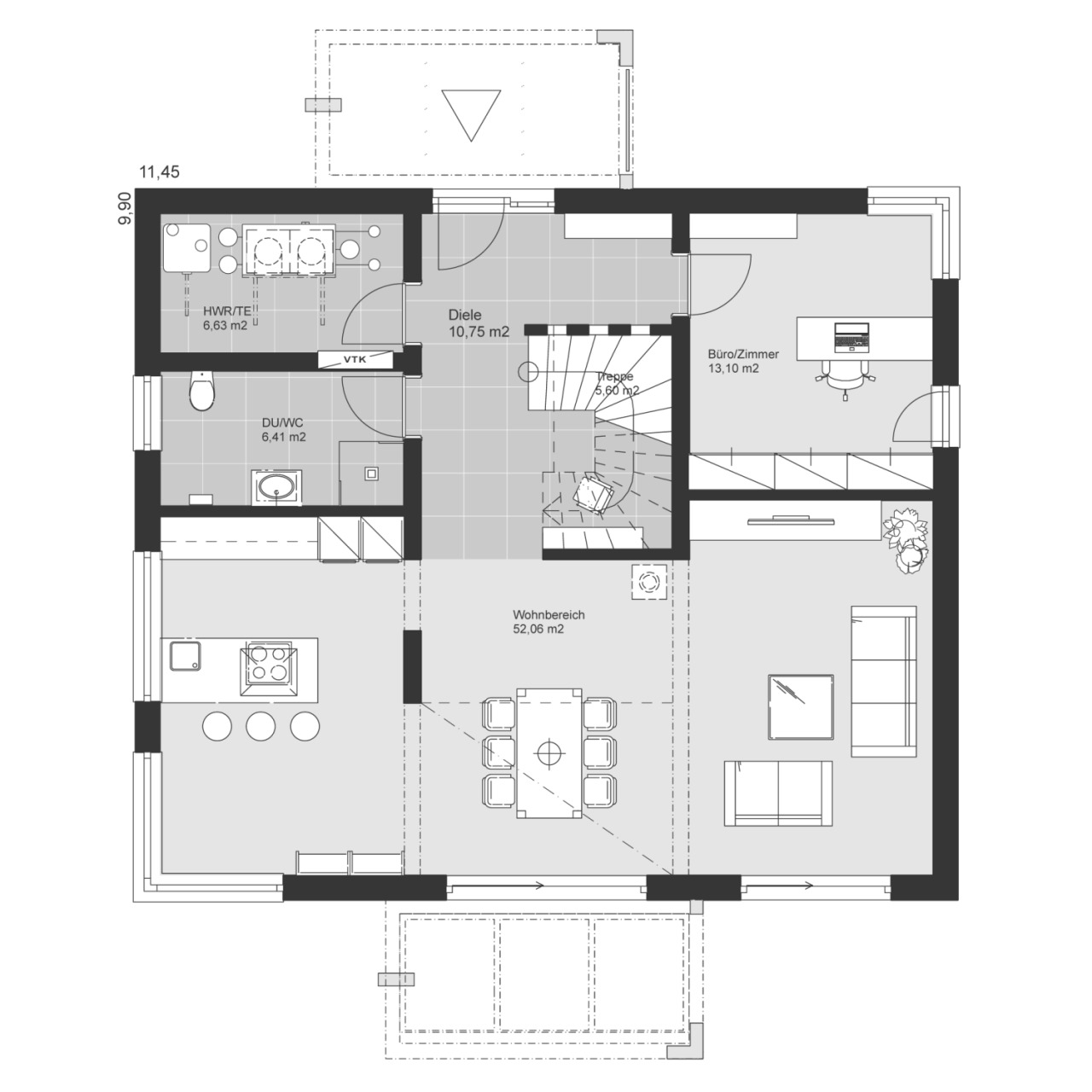 Es darf auch mal was Besonderes sein,viel Komfort, inklusive provisionsfreies Grundstück