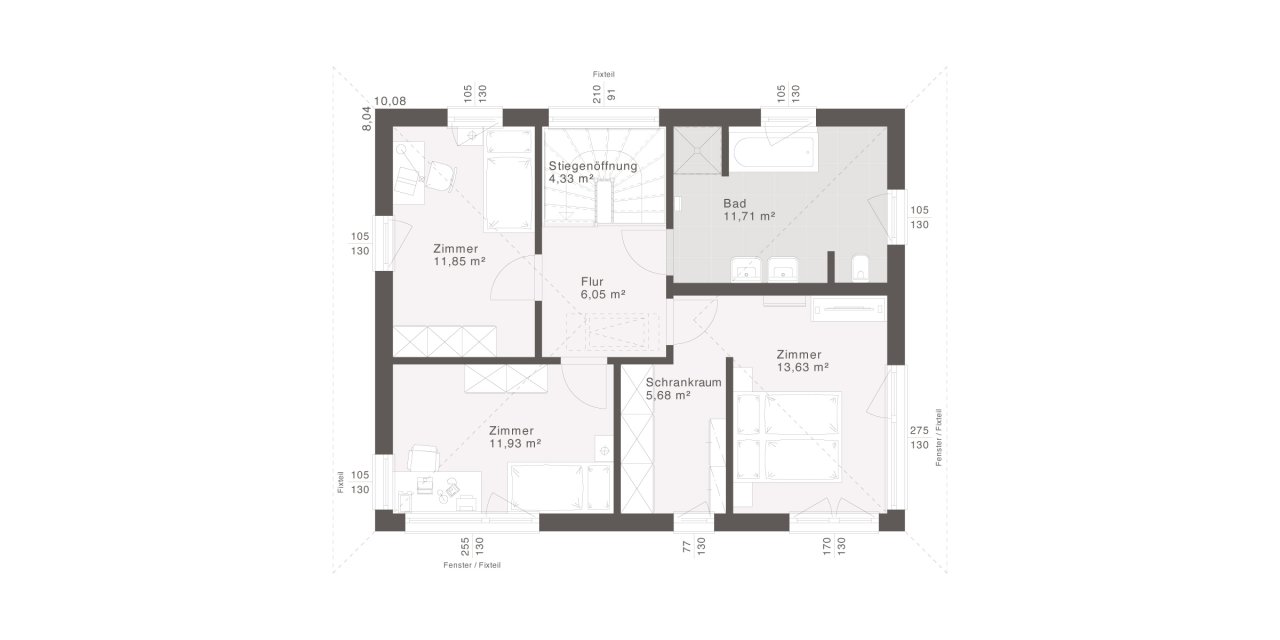ELK DESIGN EDITION Grundriss Obergeschoss ELK DESIGN EDITION Grundriss Obergeschoss