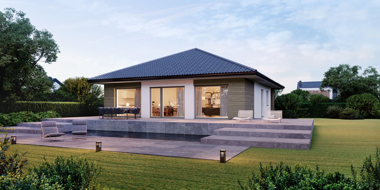 ELK LIFE Bungalow Walmdach ELK LIFE Bungalow Walmdach
