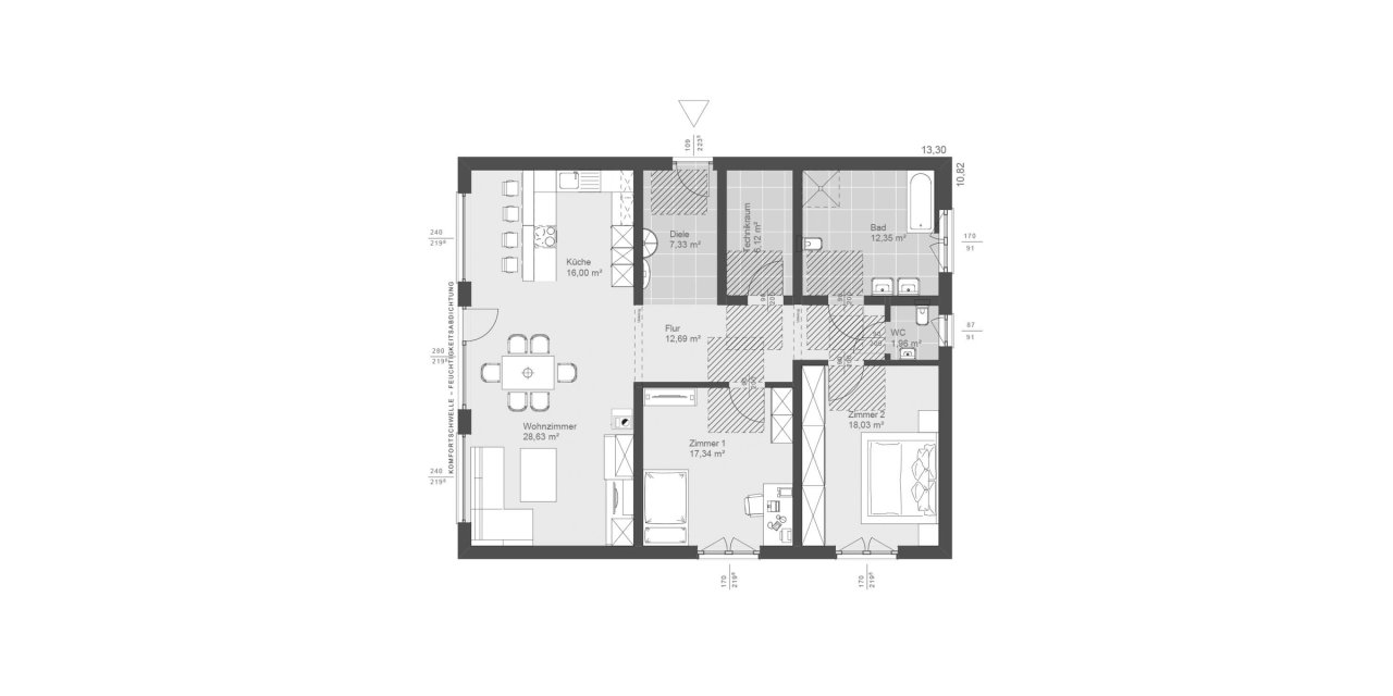 ELK LIFE Bungalow Grundriss ELK LIFE Bungalow Grundriss
